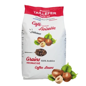 Hazelnut Flavored Coffee Beans 900g Maison Taillefer