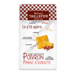 Maison Taillefer Pepper and Espelette Pepper Crackers 97g