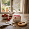 Strawberry-flavored shortbread cookies from the Drôme region, Maison Taillefer, 300g
