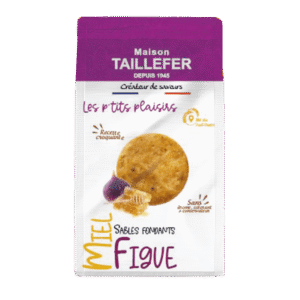 Melting Honey and Fig Shortbread Cookies 97g Maison Taillefer