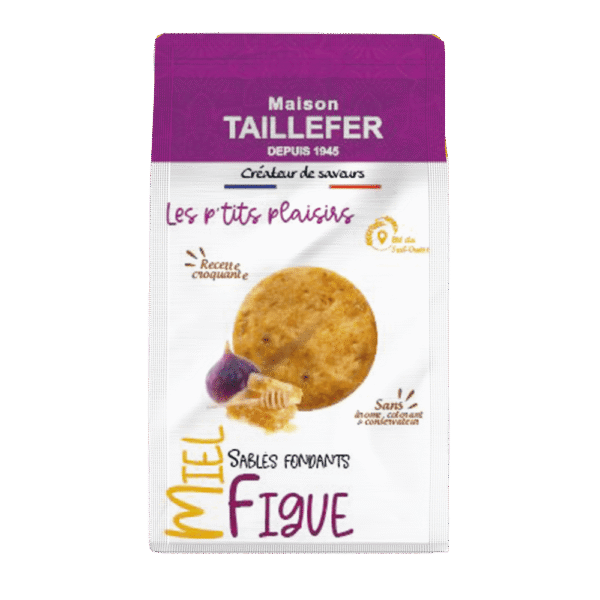 Sablés Fondants Miel Figue 97g Maison Taillefer