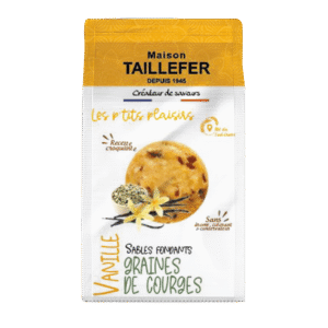 Vanilla Shortbread Cookies with Pumpkin Seeds 97g Maison Taillefer