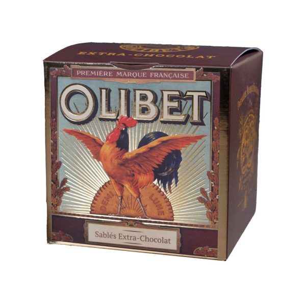 Sablé Demi-Lune Extra Chocolat Olibet, biscuits sablés au chocolat en paquet