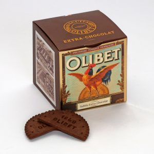 Olibet Extra Chocolate Half-Moon Shortbread, Maison Taillefer