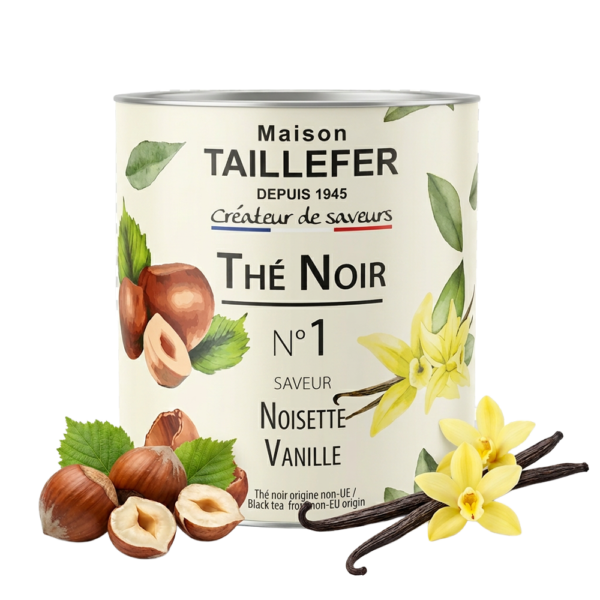 Black Tea Hazelnut Vanilla 60g - Flavor No. 1