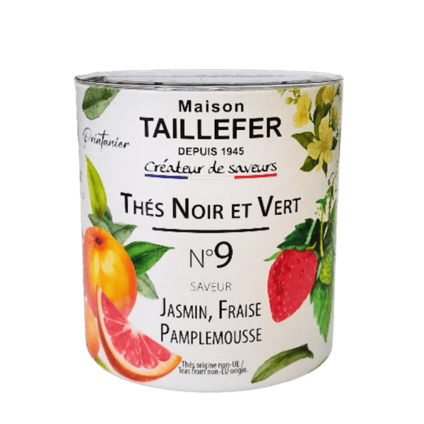 Thé Jasmin Fraise Pamplemousse en Vrac Maison Taillefer