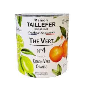 Loose Leaf Green Tea, Lime, Orange, Maison Taillefer