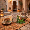 Loose leaf Nanah Mint Green Tea from Maison Taillefer, a refreshing infusion