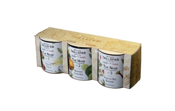 Taillefer House Discovery Set of 3 Flavored Black Teas