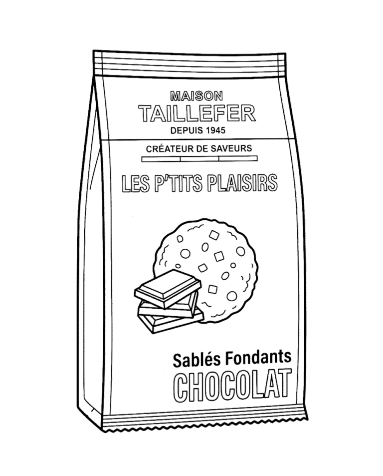 Pack of Maison Taillefer sweet biscuits, for an afternoon snack