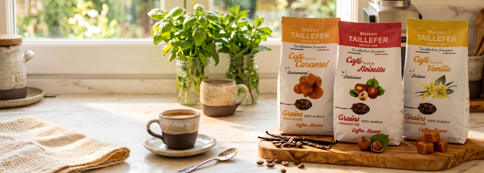 Taillefer Maison Flavored Coffee, 3 flavors to discover