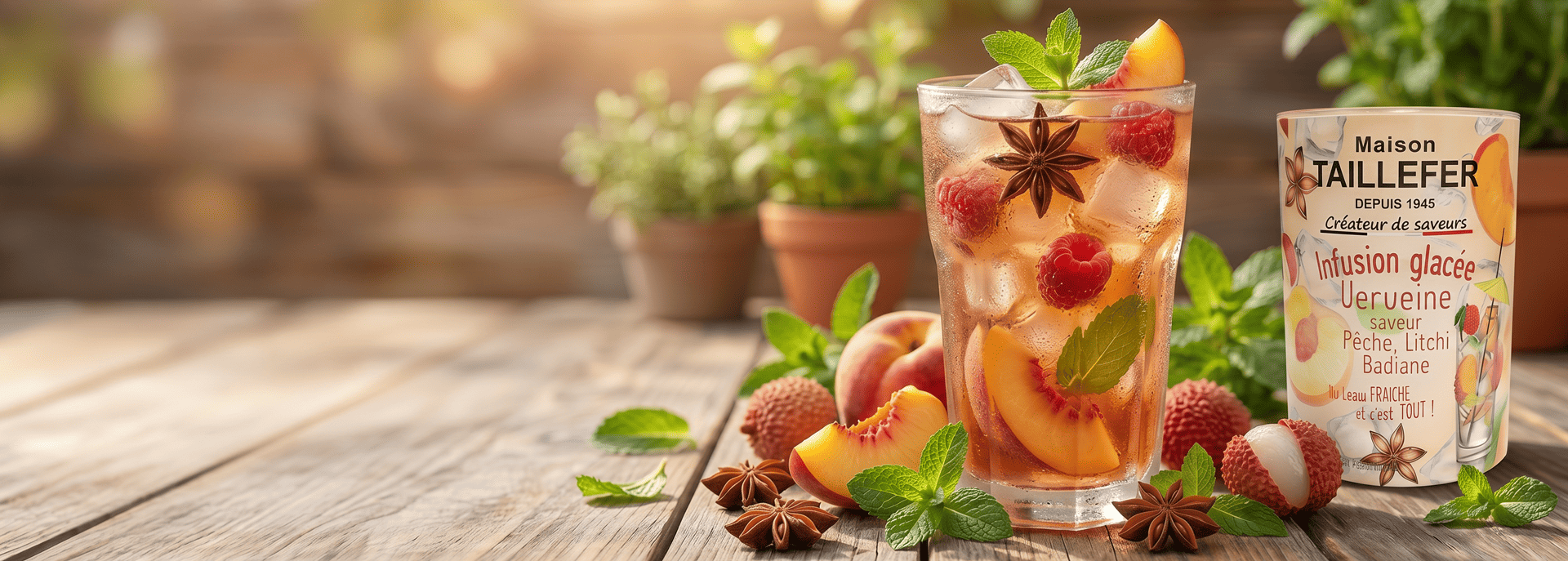 Indulge in our Taillefer Homemade Iced Infusions
